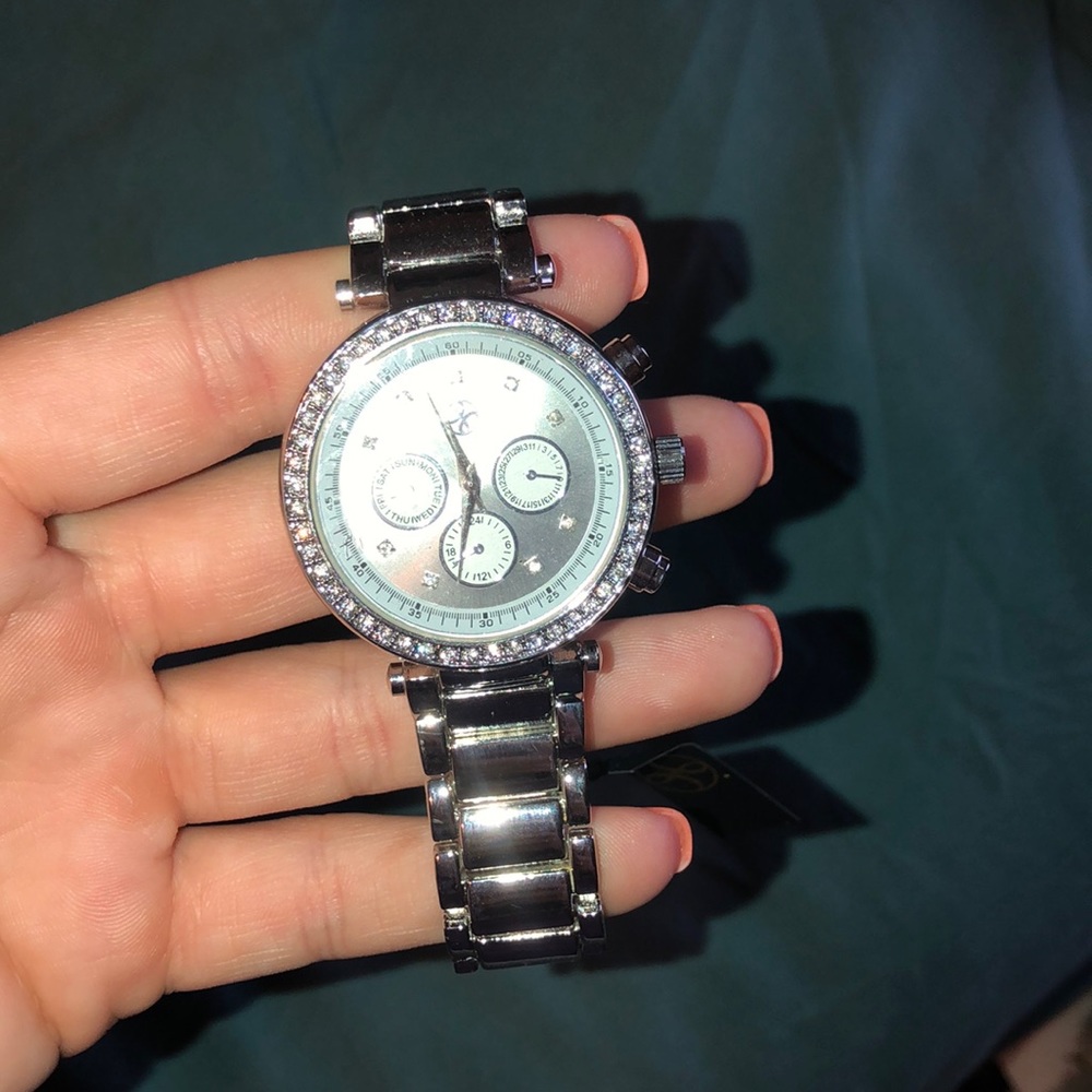 Fortune NYC silver watch